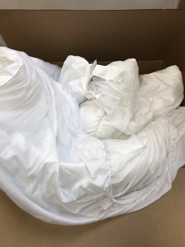 Photo 2 of california king padded pillow top mattress cover (white)