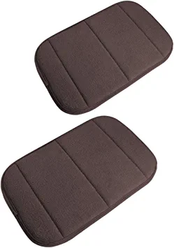 Photo 1 of 2 Pack Portable Computer Elbow Wrist Pad, Hatisan Premium Memory Cotton Desktop Keyboard Arm Rest Support Mat for Office Home Laptops - More Comfort & Less Strain(7.9 x 11.8?(Brown)
