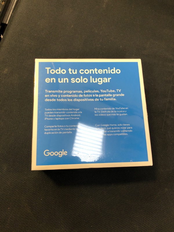 Photo 2 of Google Chromecast (3rd Generation) Media Streamer - Black
FACTORY SEALED
