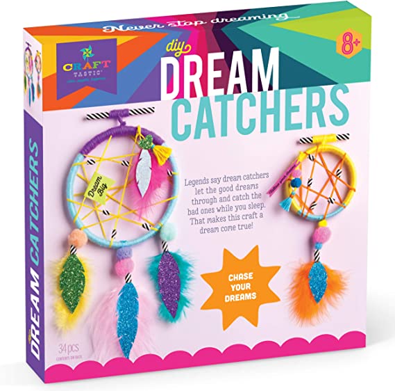 Photo 1 of Craft-tastic – DIY Dream Catchers – Craft Kit Makes 2 Dream Catchers , Brown
