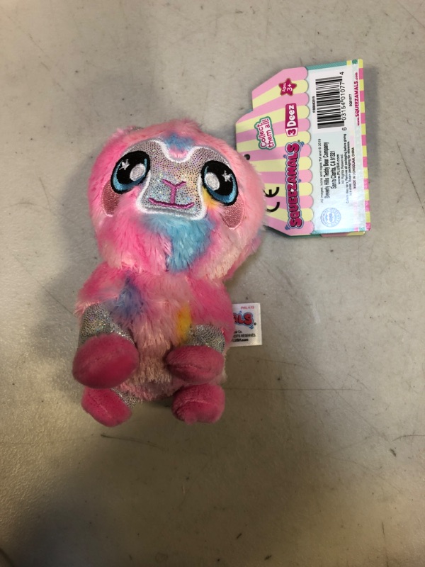 Photo 3 of  Squeezamals 3Deez Slow-rise Foam Stuffed Animals Llama-Jenny