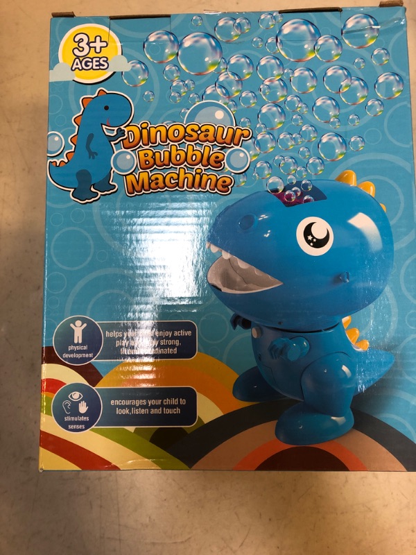 Photo 1 of Bakeling Bubble Machine,2 in 1 Bubble Gun,180° Rotated Bubbles for Kids,Foam Machine Bubble Machine for Kids Bubble Machine for Toddlers 1-3 Bubble Blower with Bubble Liquid,Bubble Machine for Parties  -- FACTORY SEALED --
