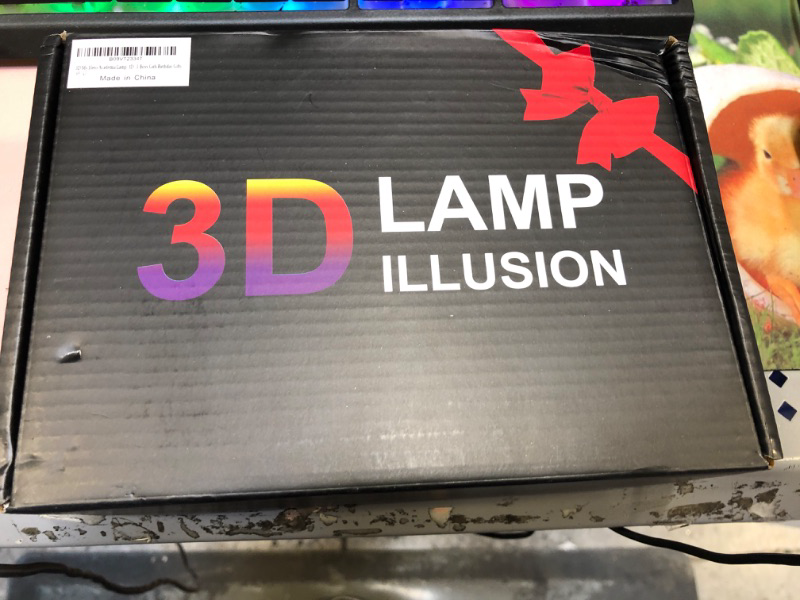 Photo 2 of 3D Illusion Anime Lamp3 Patterns and 16 Color Change Decor Lamp with Remote Control, Boys Girls Birthday Gifts