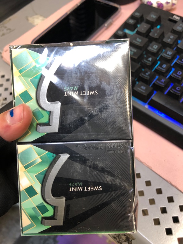 Photo 1 of 5 Gum Sweet Mint Sugarfree Gum, 15 Piece (10 Packs) Maze exp 03/01/2023