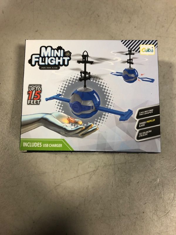 Photo 3 of Flying Ball Toys, RC Toy for Boys Girls Gifts Rechargeable Light Up Ball Drone Infrared Induction Helicopter with Remote Controller for Indoor and Outdoor Games as Stocking Stuffers  -- FACTORY SEALED --
