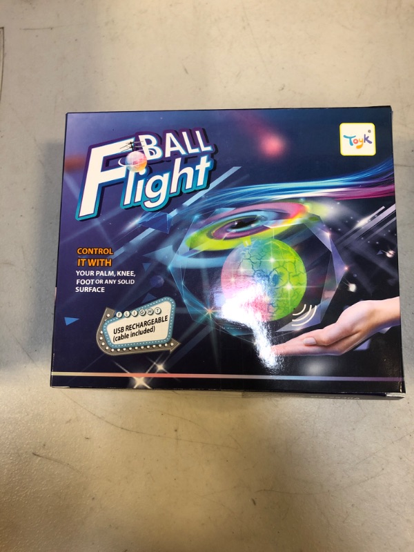 Photo 2 of Flying Ball RC Toys For Children Goo Play For Child Ball Helicopter Gifts For Child Built-In-Shinning LED Disco Light Induction Ball Children Play Indoor And Outdoor Gifts For Boy Girl  -- FACTORY SEALED --
