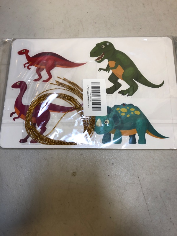 Photo 2 of Dinosaur Ornaments for Christmas Tree - Dinosaur Gifts for Adults Dinosaur Toys for Kids 8-12  -- FACTORY SEALED --
