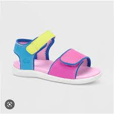 Photo 1 of Basics by See Kai Run toddler girls Logan Sandals multi color Sz 4