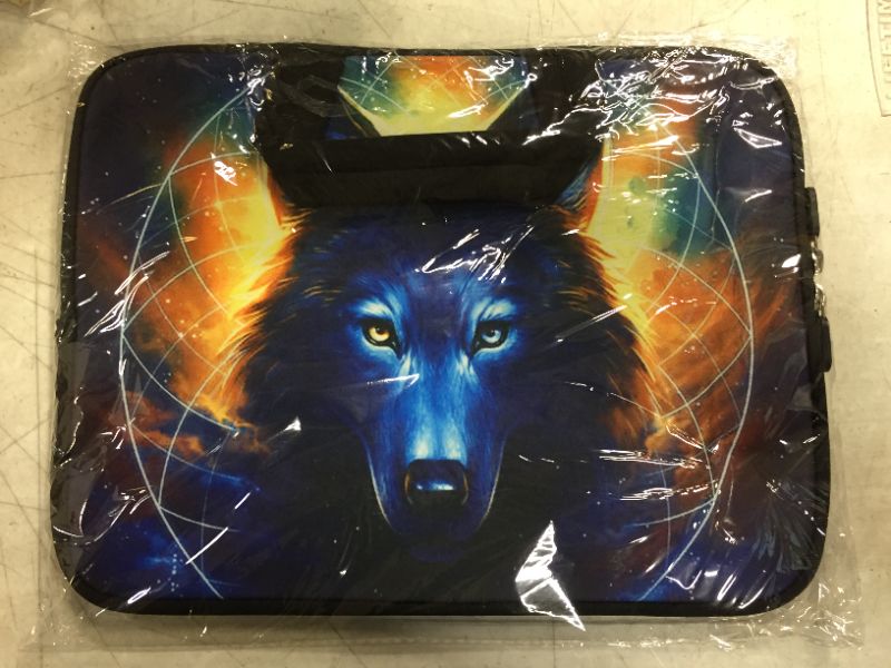 Photo 1 of 11 11.6 12 12.1 12.5 inch Laptop Carrying Bag Chromebook Case Notebook Ultrabook Bag Tablet Cover Neoprene Sleeve for Apple MacBook Air Samsung Google Acer HP DELL Lenovo Asus (Cool Wolf)
