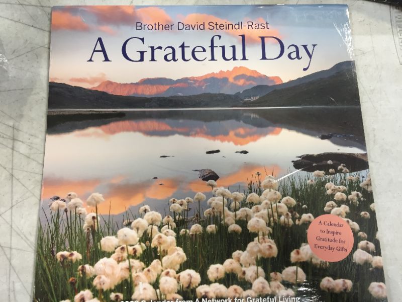 Photo 2 of A Grateful Day Wall Calendar 2023: A Celebration of Brother David's Timeless Meditation on Gratitude