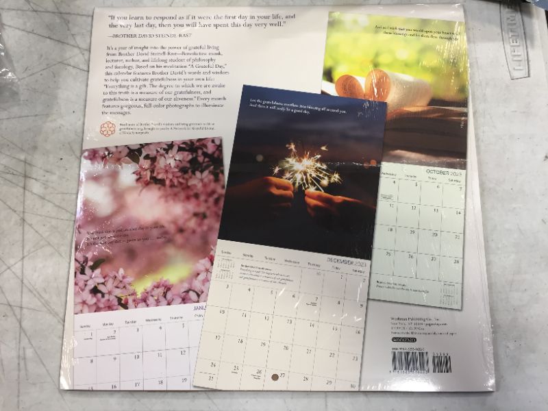 Photo 3 of A Grateful Day Wall Calendar 2023: A Celebration of Brother David's Timeless Meditation on Gratitude