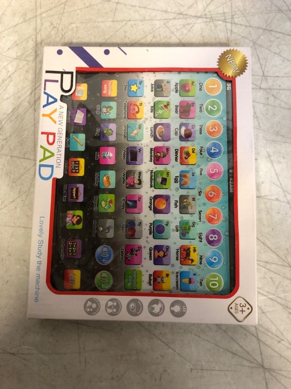 Photo 3 of SPOGENN Learning Tablet Educational Touch Pad for Fun Learn Number ABCs Spelling Animal
** FACTORY SEALED & PACKAGED 