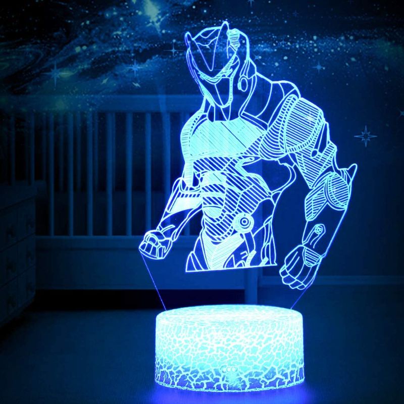 Photo 1 of Game Series Night Light Omega Raven Scar 3D Lamp 7 Color Table Lava Mood Lamp for Child Christmas Birthday Gifts Fans Omega Crackle Base Christmas Festival Gift

