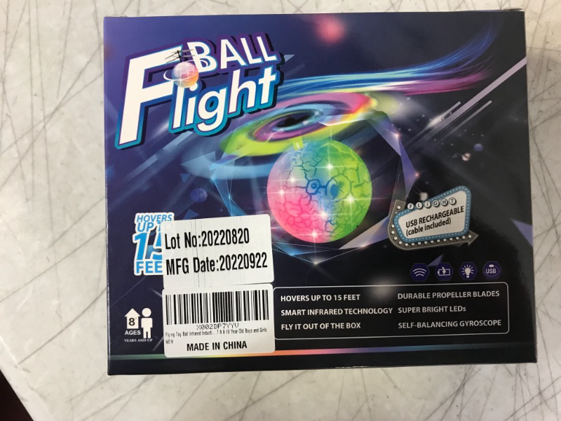 Photo 1 of Flying Ball RC Toys For Children -- For Child Ball Helicopter Gifts For Child Built-In-Shinning LED Disco Light Induction Ball Children Play Indoor And Outdoor Gifts