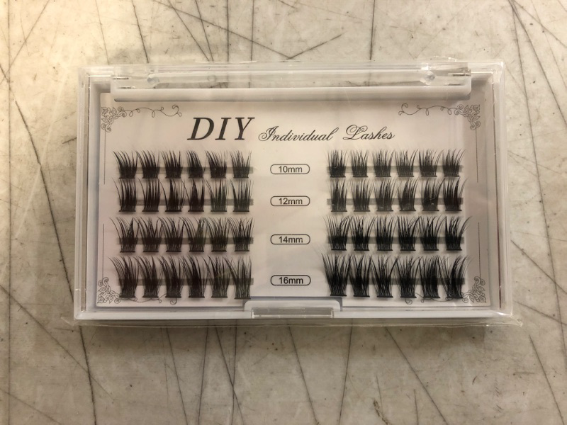 Photo 1 of DIY Eyelash Extensions 48 Clusters Lashes 10mm, 12mm, 14mm, 16mm 