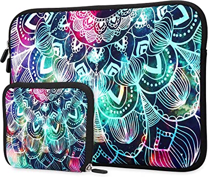 Photo 1 of HAPPYLIVE SHOPPING 11.6 12 12.5 13 13.3 inch Laptop Sleeve Compatible with 13-13.3 MacBook Pro, Air, Notebook Tablet Computer PC, Neoprene Protection Cover Bag Small Case(Mandala Arts), 11-13.3
