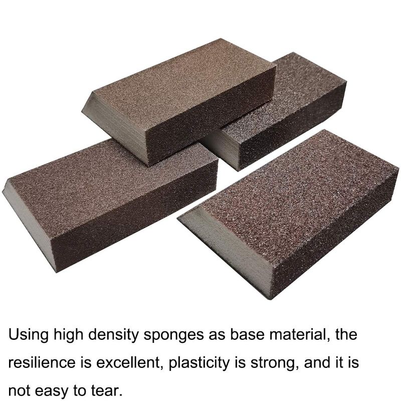 Photo 1 of AMAZON BASICS ALUMINUM OXIDE SANDING SPONGES KIT, 6 PACK Sanding Sponge, Coarse/Medium 3 Different Specifications Sanding Blocks Assortment,Washable and Reusable