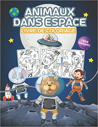 Photo 2 of Astronaut Aluminum Sign Space Themed, Outer Space Decor for Boys/ Girls Room 8 x 12 inch & French Edition Astronaut Coloring Book