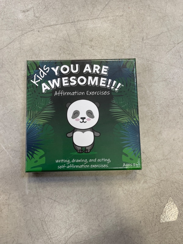 Photo 2 of You Are Awesome!!! Kids Affirmation Exercises 30 Cards Pre-school game to practice affirmations by Acting, Drawing and Writing. Self-Esteem, Calming affirmations, Confidence and self love boosting. Designed for kids to self guide themselves or interact as