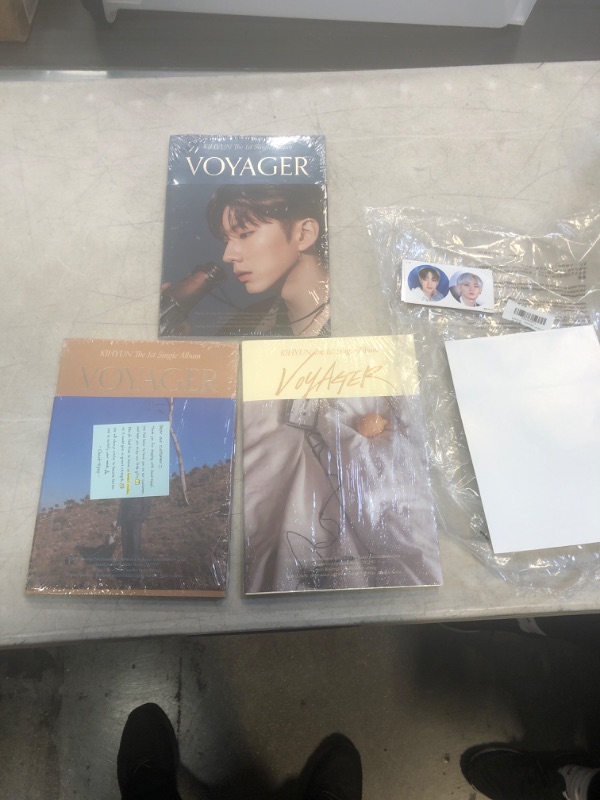 Photo 2 of KIHYUN - VOYAGER (1st Single Album) CD + Extra Photocards Set (Voyager+Somewhere+The 1st Journey ver. SET)