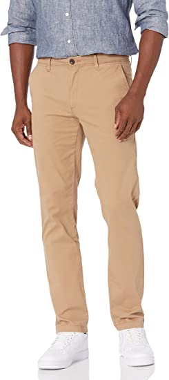 Photo 1 of Amazon Essentials Men's Slim-Fit Casual Stretch Khaki Pant 34Wx32L