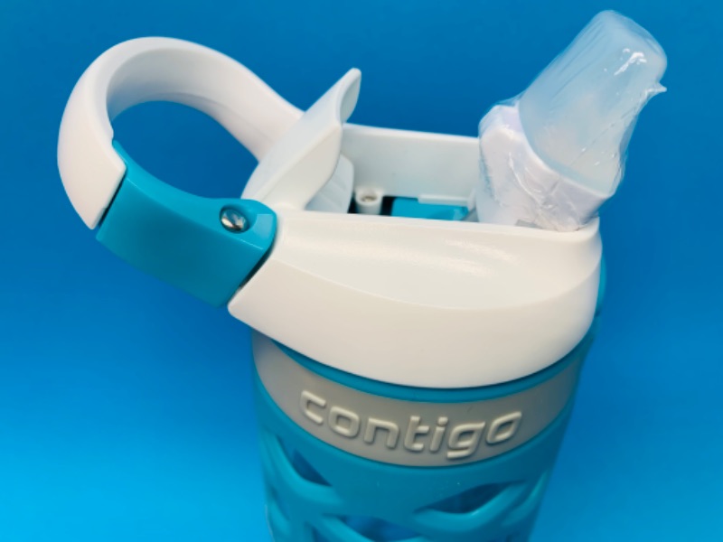 Photo 1 of 635053… contigo 20 oz. Leakproof glass sports bottle with autospout and carabiner 