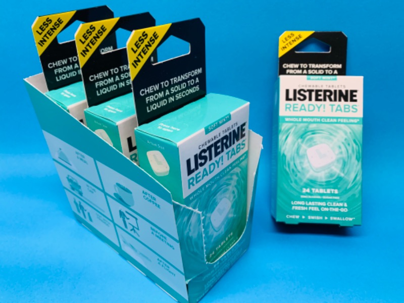 Photo 1 of 635270… 96 Listerine ready tabs- chew, swish, and swallow 