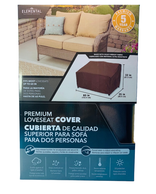 Photo 1 of 635358…premium patio loveseat cover 60 x 25 x 32” heavy weight fabric 