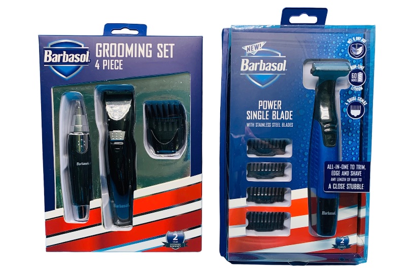 Photo 1 of 635466…barbasol 4 piece grooming set and wet/dry shaver 