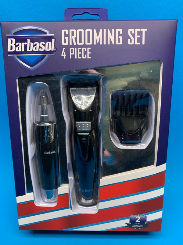 Photo 2 of 635467… barbasol 4 piece grooming set and wet/dry shaver 