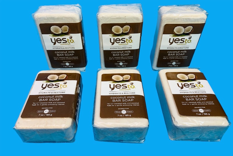 Photo 1 of 635673… 6 bars of yes coconut oil and husk soap