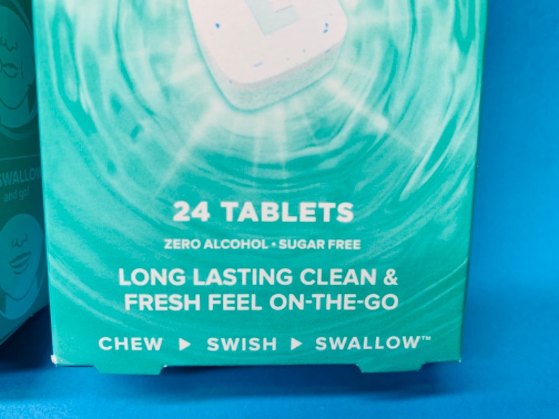 Photo 1 of 635707… 48 Listerine ready tabs chew, swish, and swallow 