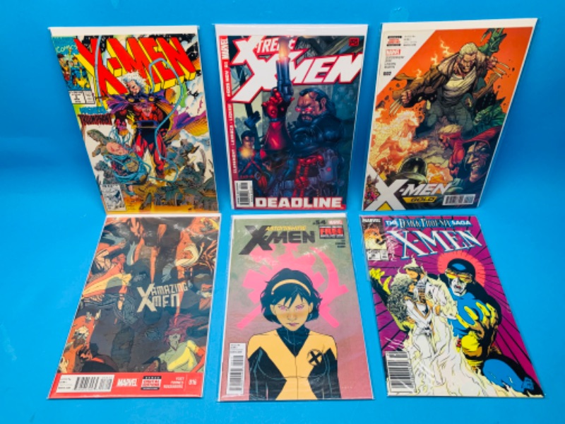 Photo 1 of 635814…6 X-men comics in plastic sleeves 