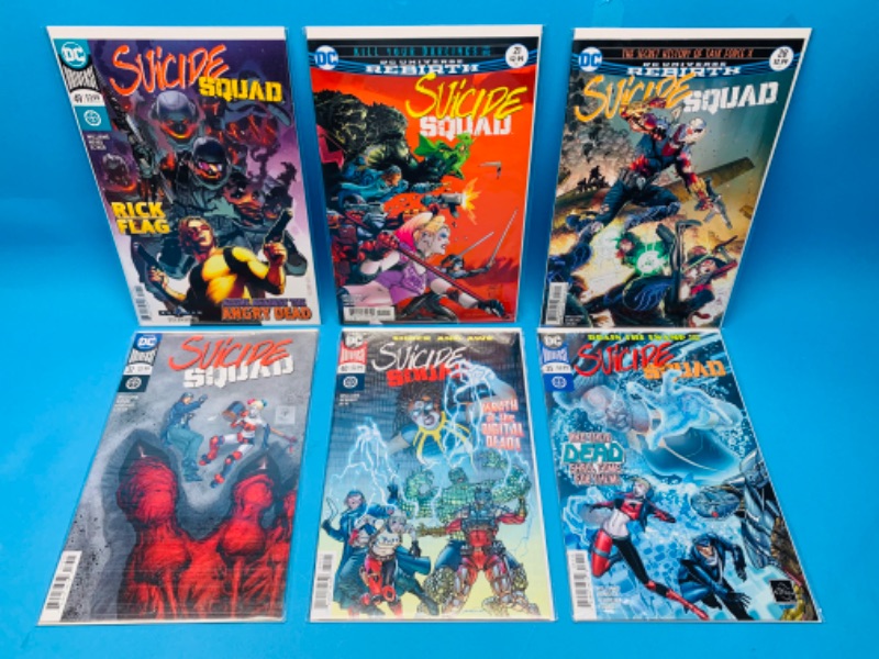 Photo 1 of 635817…6 suicide squad comics  In plastic sleeves 