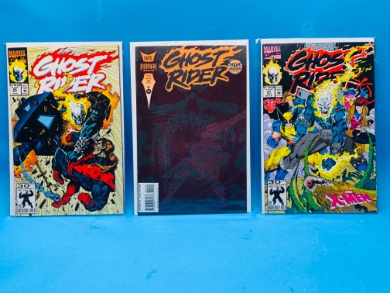 Photo 1 of 635819…3 ghost rider comics In plastic sleeves 