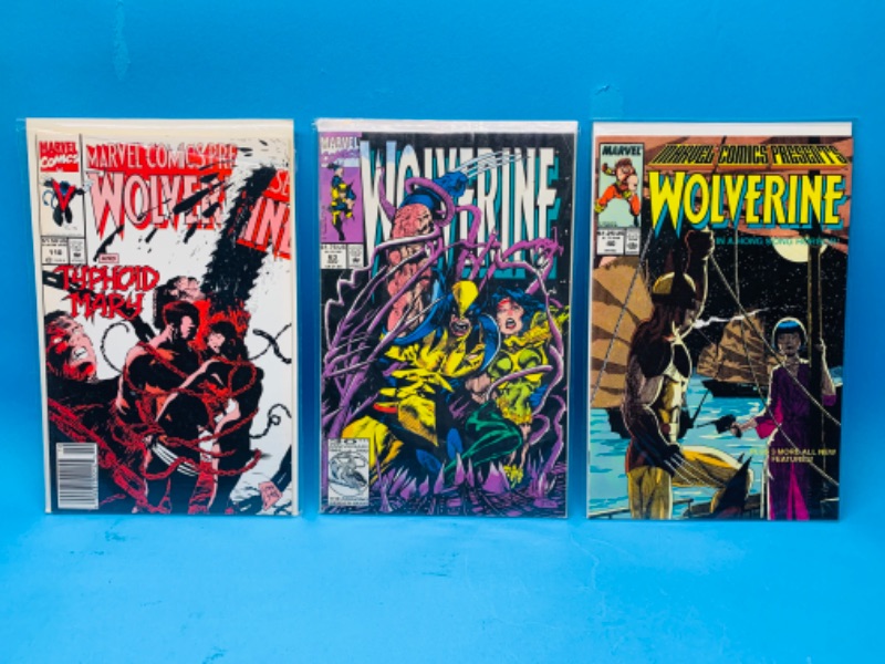 Photo 1 of 635821…3 wolverine comics in plastic sleeves