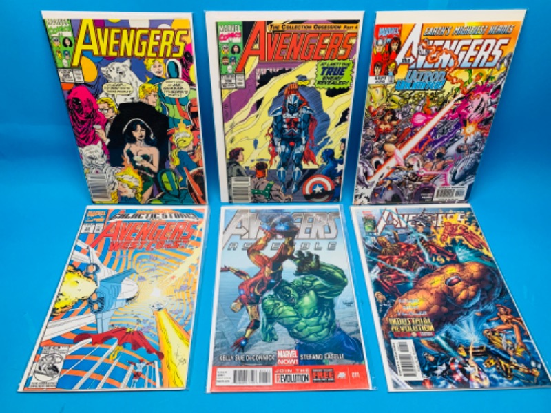 Photo 1 of 635822…6 avengers comics In plastic sleeves 