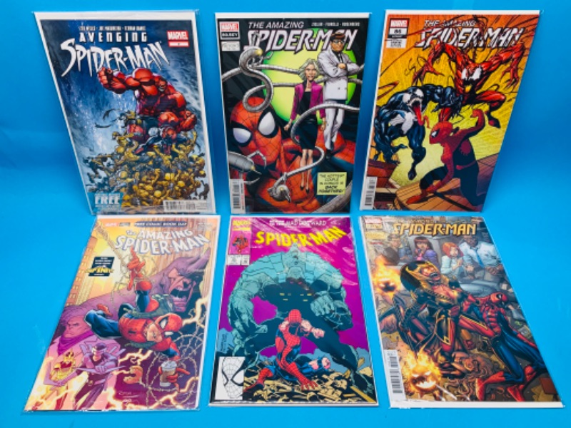 Photo 1 of 635823…6 Spider-Man comics In plastic sleeves 