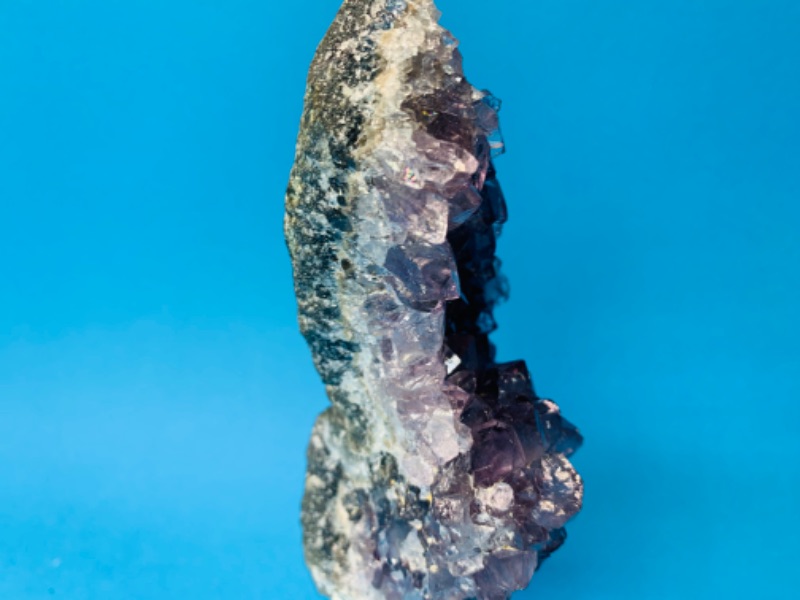 Photo 4 of 635896…6 inch tall amethyst crystal rock on stand