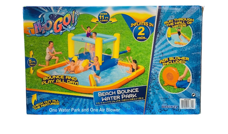Photo 4 of 635927…  H2O GO 12 foot beach bounce water park air blower included 