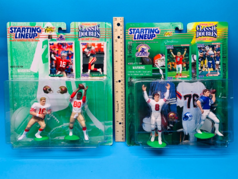 Photo 1 of 636022…2 starting lineup classic doubles figures 