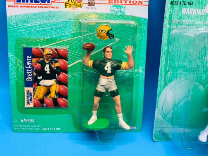 Photo 3 of 636028…vintage startling lineup football figures- Rice, Farve, Montana 