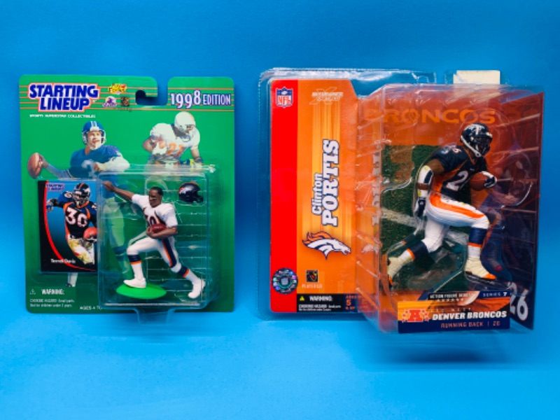 Photo 1 of 636029…2 vintage Broncos football figures 