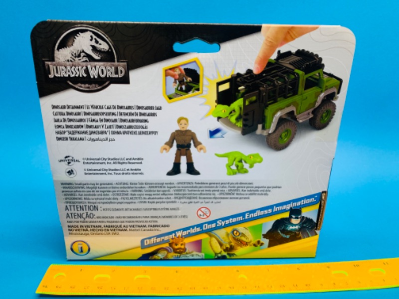 Photo 2 of 636153… Jurassic World imaginext 3-8 Jeep toy 