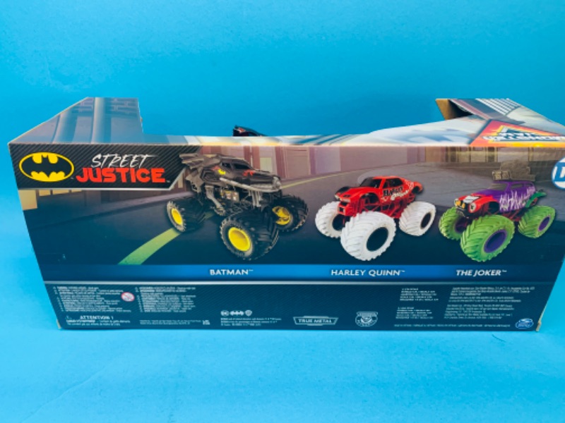 Photo 1 of 636193… Monster jam Batman street justice metal truck toys 