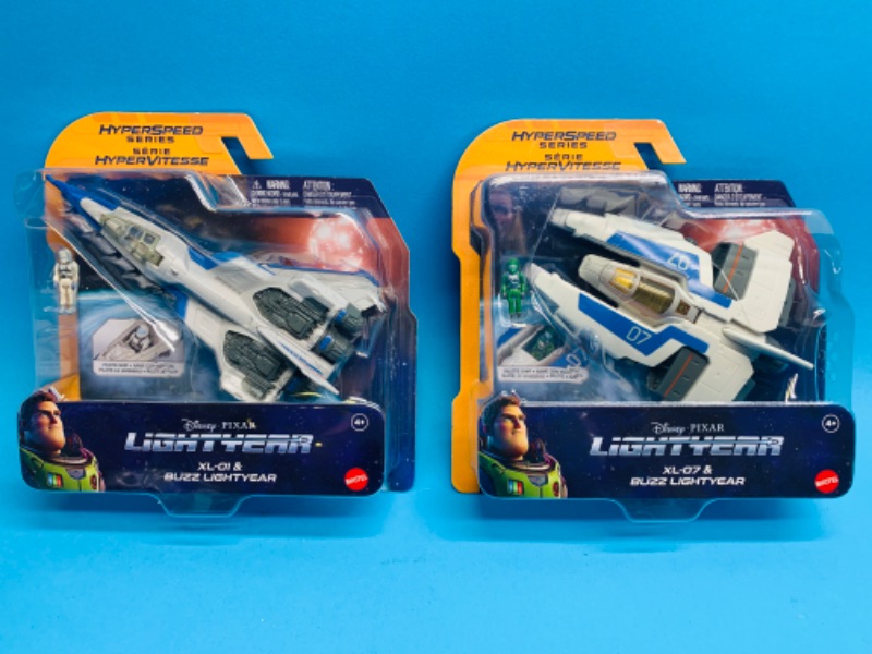 Photo 1 of 636270… 2 Disney lightyear hyperspeed series plane toys 