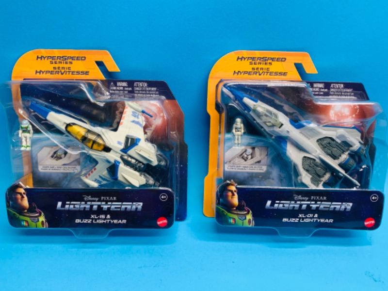 Photo 1 of 636271… 2 Disney lightyear hyperspeed series plane toys 