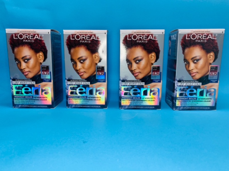 Photo 1 of 636382…4 Féria hair color kits