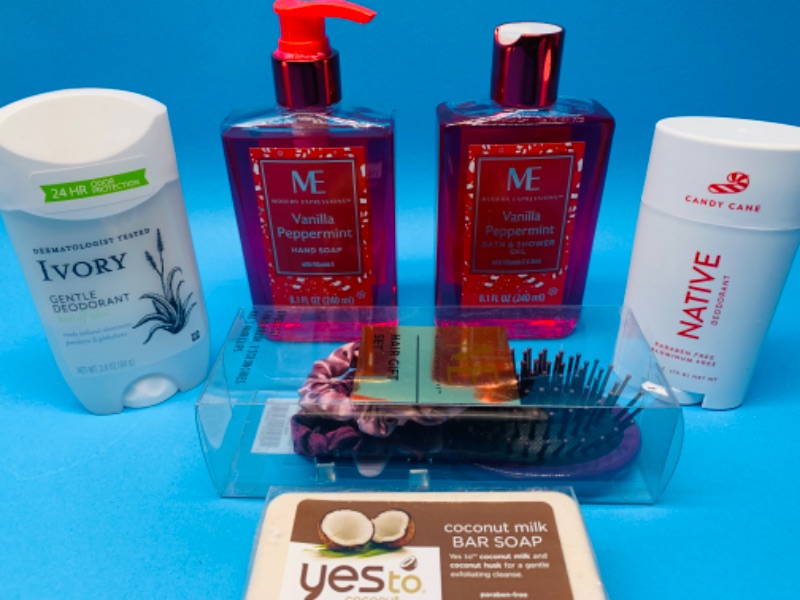 Photo 2 of 636396…hand soap, shower gel, deodorants, hair gift set, and coconut milk bar soap