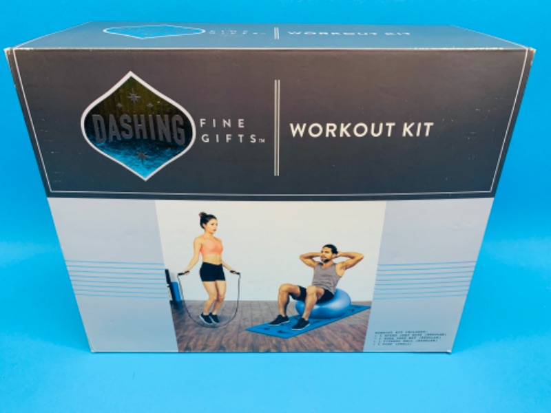 Photo 1 of 636419…workout kit includes jump rope, yoga mat, fitness ball and pump